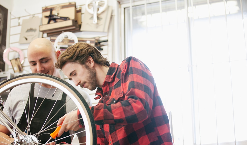 Small business bike shop